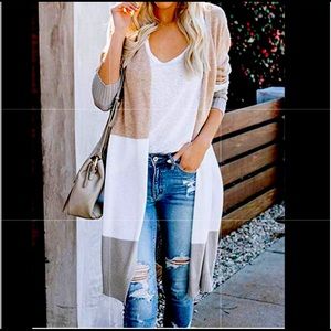 Super comfy and cute long open cardigan